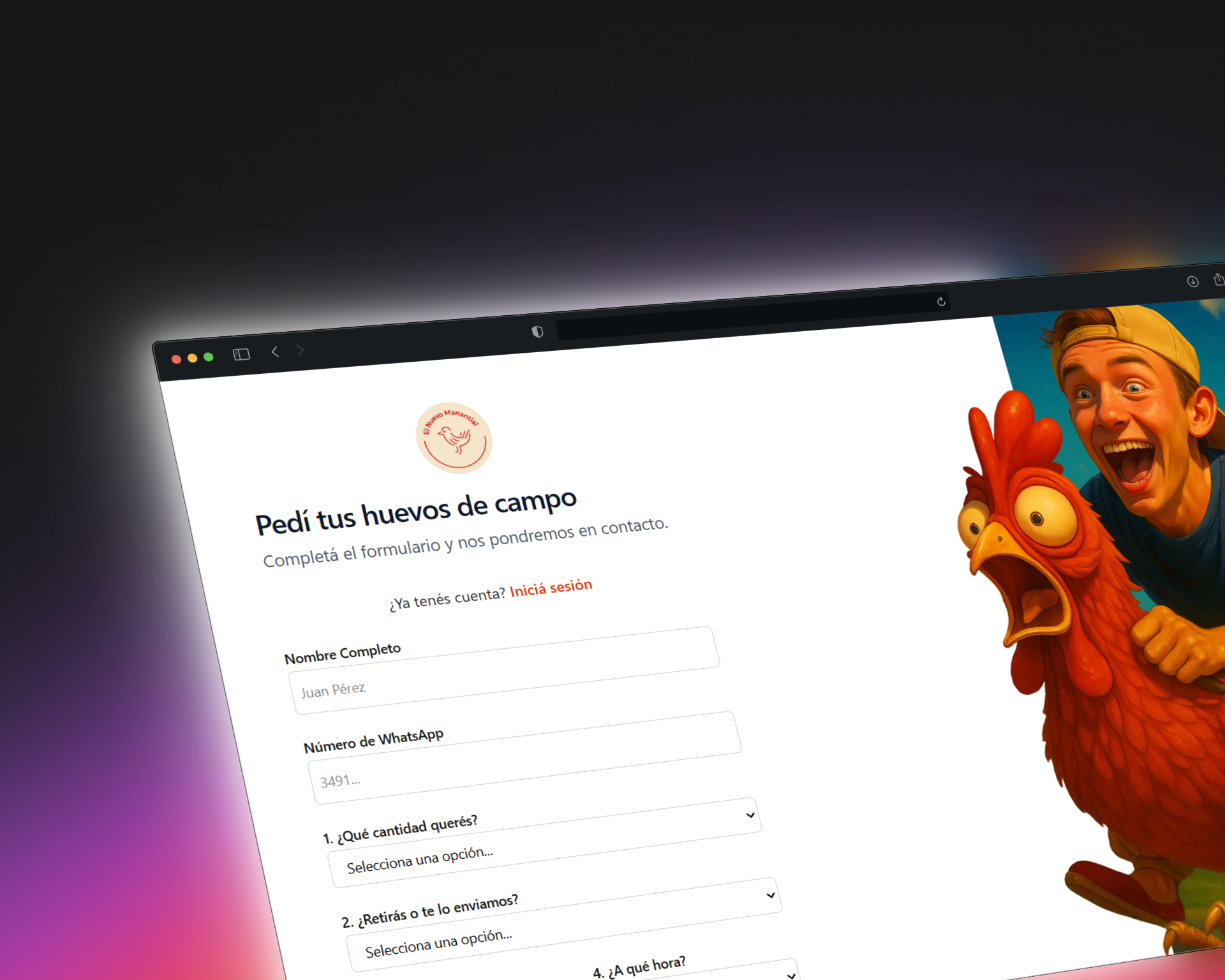 Vista previa del proyecto El Nuevo Manantial