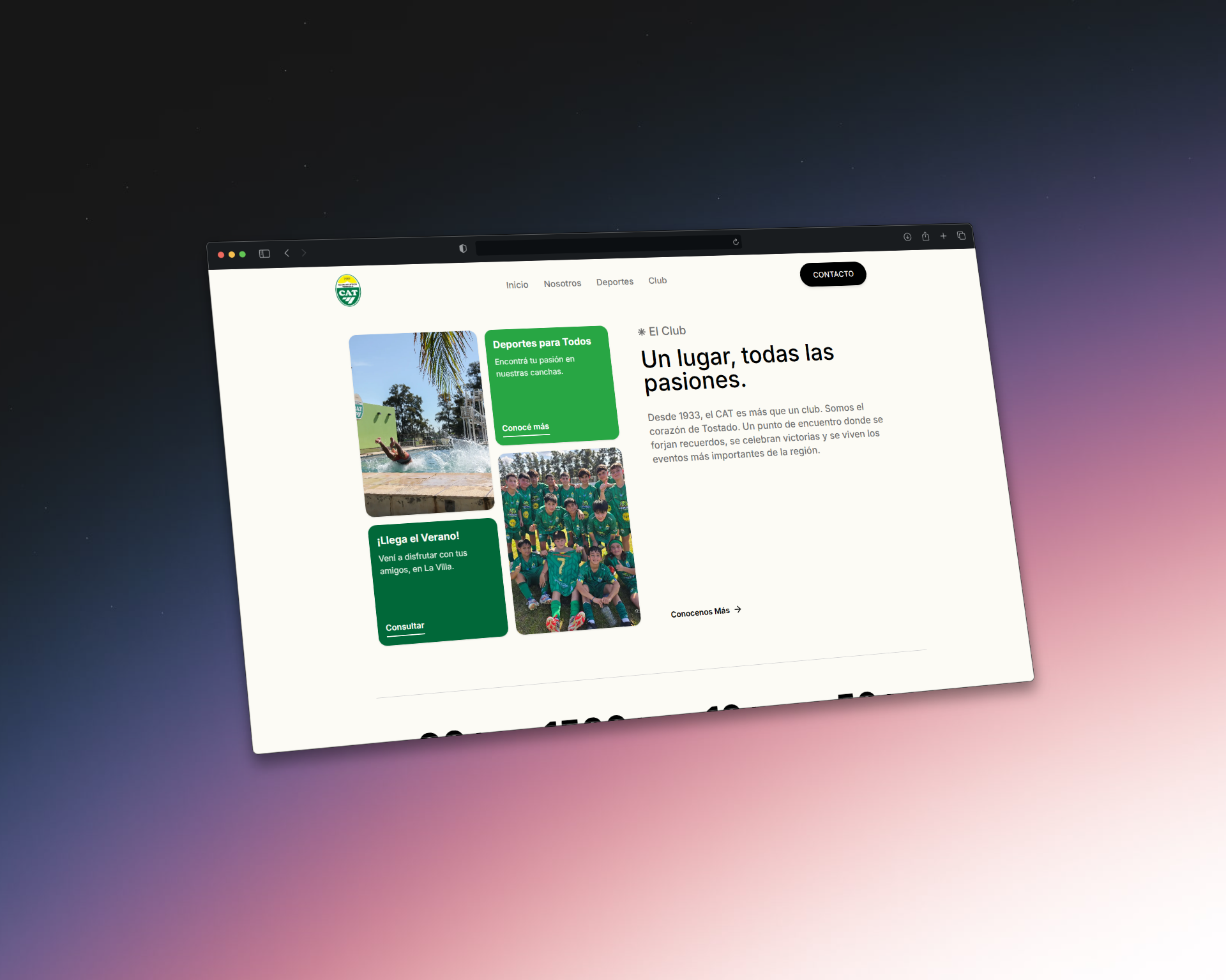 Vista previa del proyecto Club Atlético Tostado